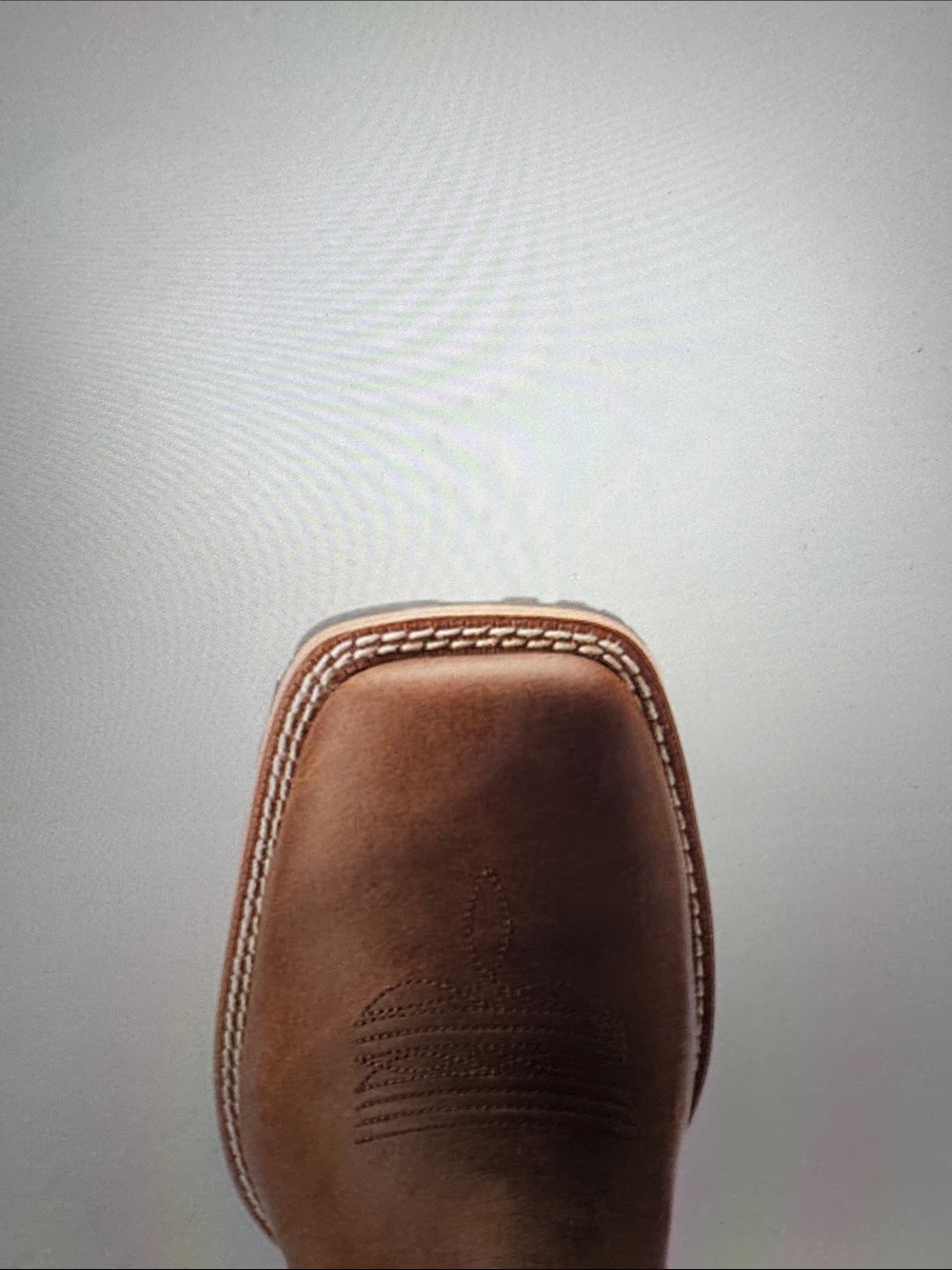 Ariat Brown Leather Hybrid, Low Boy Wide Square Toe Chelsea Boot - Picture 5 of 15